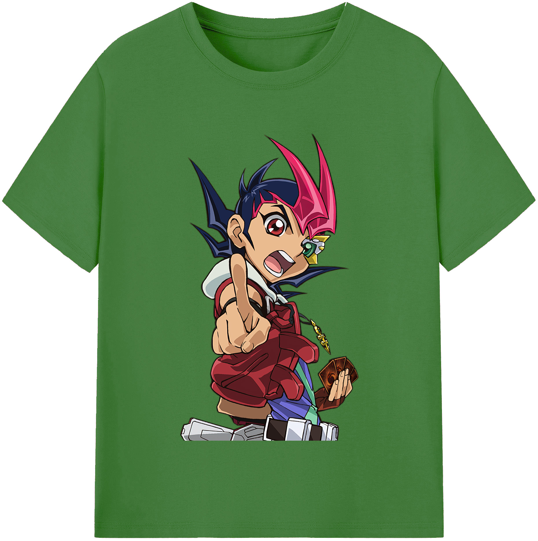 （画像用） 遊☆戯☆王 Yu-Gi-Oh! レディースカジュアルプリントTシャツ（綿100％）